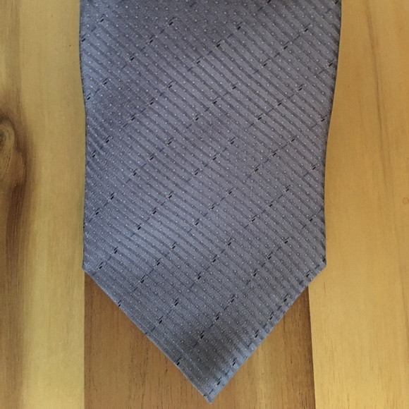 Dkny Other - Vintage DKNY Men’s Silk Grey Striped Tie Wardrobe Accessory